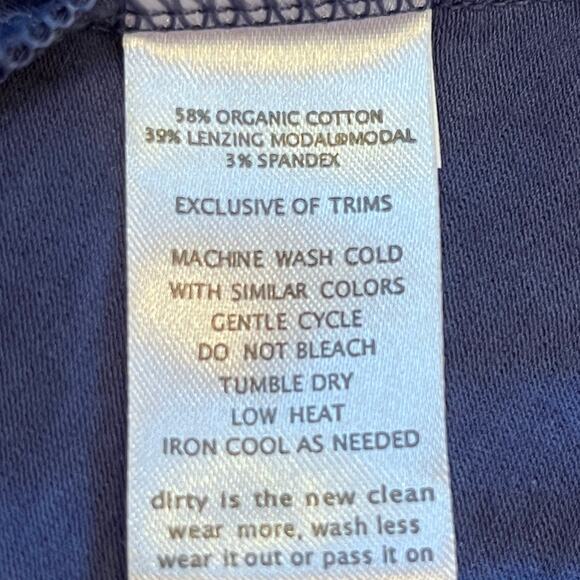 Toad & Co Womens Med Blue Fit and Flare Sleeveless Knit Summer Athleisure Dress - Picture 3 of 9